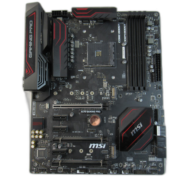 MSI X470 GAMING PRO AM4 X470 ATX Motherboard With IO Shield