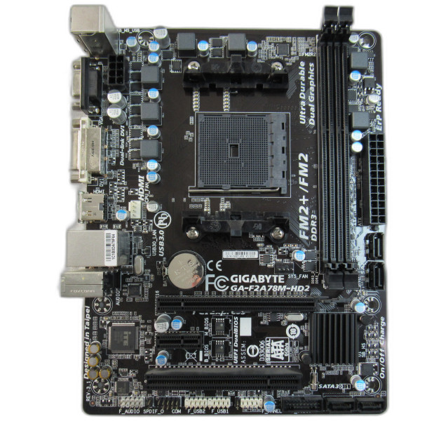 Gigabyte GA-F2A78M-HD2 FM2+ A78 MATX Motherboard With IO Shield