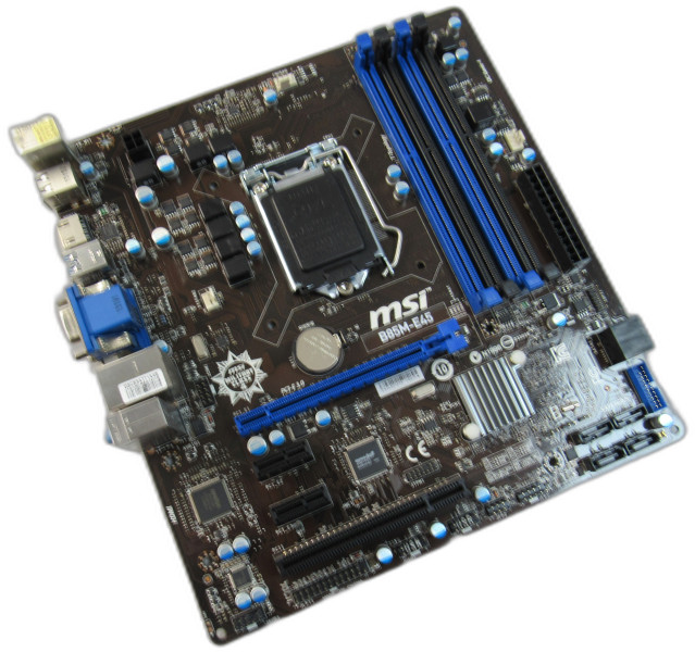 MSI B85M-E45 1150 B85 mATX Motherboard With IO Shield