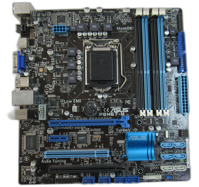 ASUS P8H67-M 1155 H67 mATX Motherboard With IO Shield