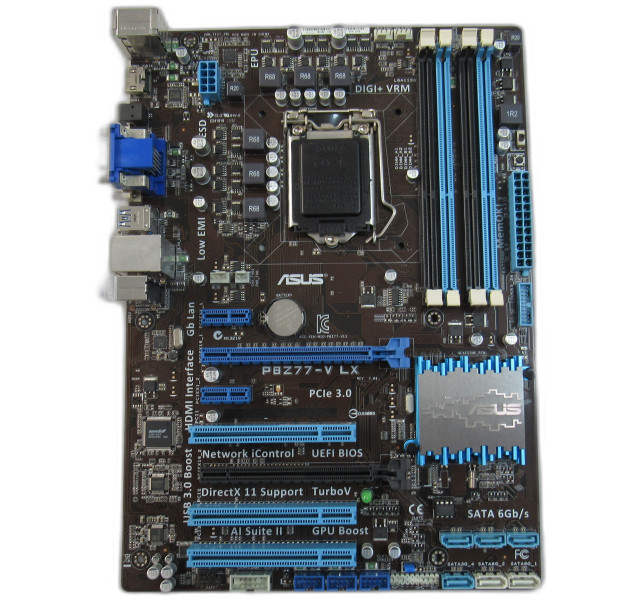 ASUS P8Z77-V-LX 1155 Z77 ATX Motherboard With IO Shield