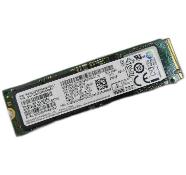 5x Samsung PM981 256GB Solid State Drive SSD M.2 2280 NVME