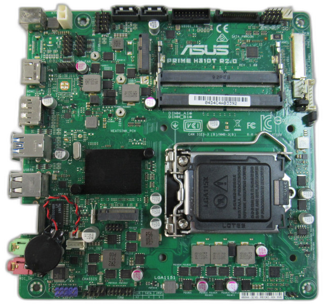 ASUS PRIME H310T R2.0 1151 Motherboard With IO Shield