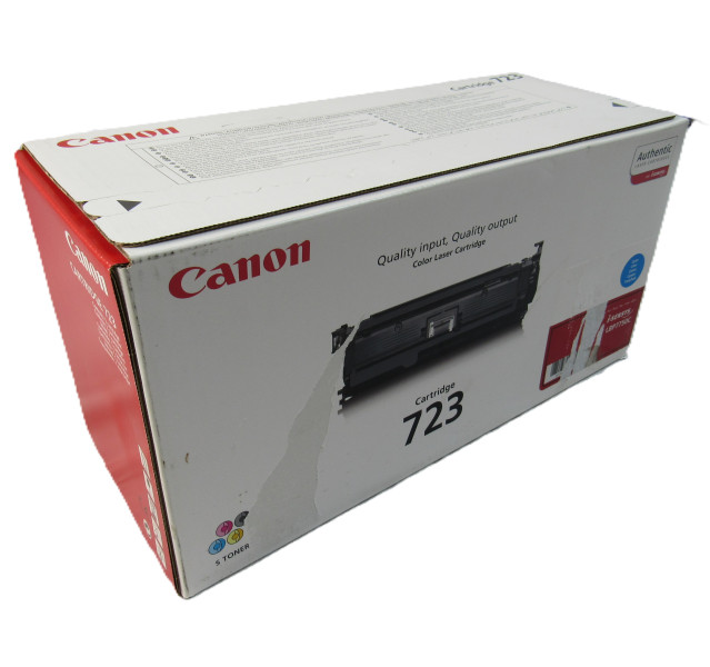 Genuine Canon, 723, Cyan, Toner Cartridge