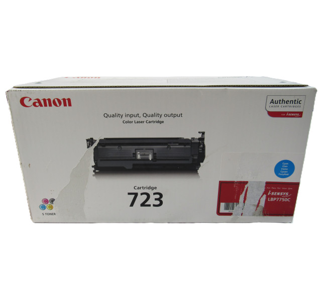 Genuine Canon, 723, Cyan, Toner Cartridge