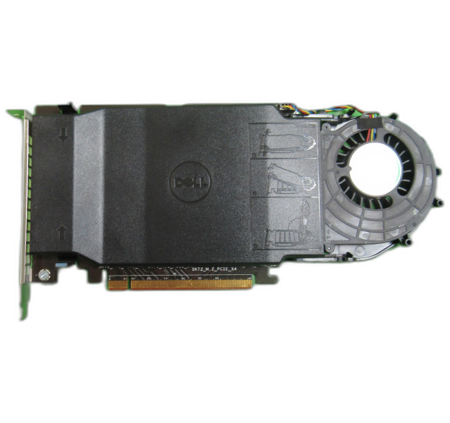 Dell 06N9RH ULTRA SPEED Quad NVME M.2 SSD Storage PCI-E Adapter