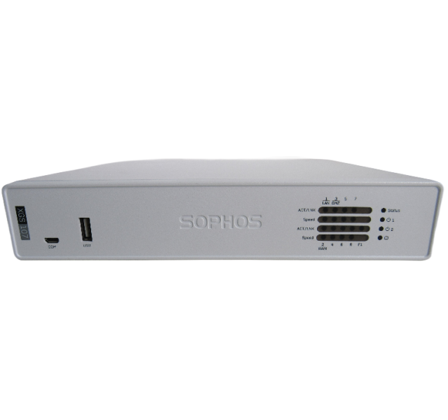 Sophos XGS 107 8 Port Firewall and Security Appliance W/O Ears