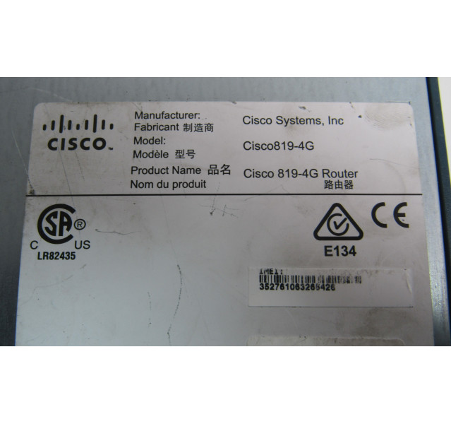 Cisco 819 - 4G Router