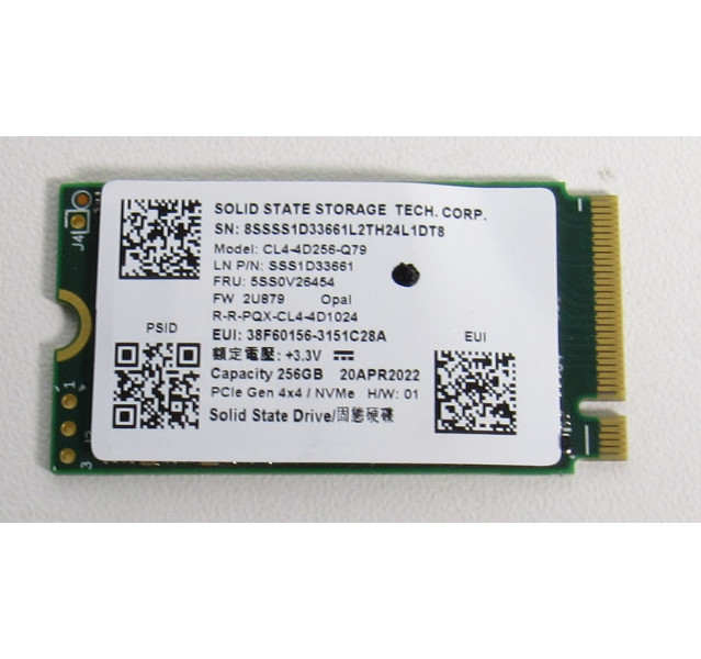 Lenovo SSSTC 5SS0V26480 256GB M.2 2242 Solid State Drive (SSD)