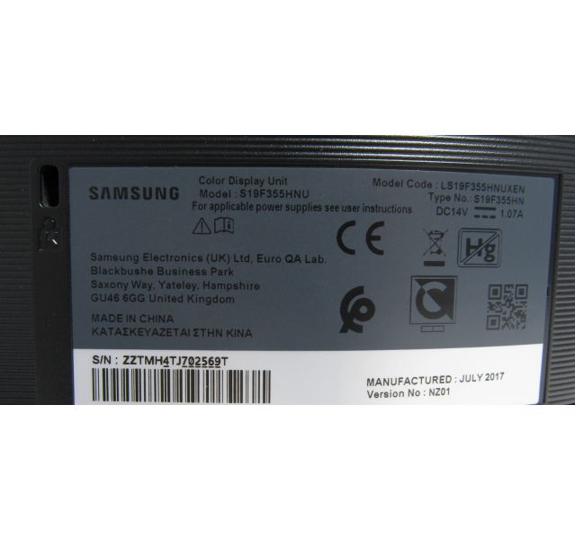 Samsung LS19F355HNXEN 19