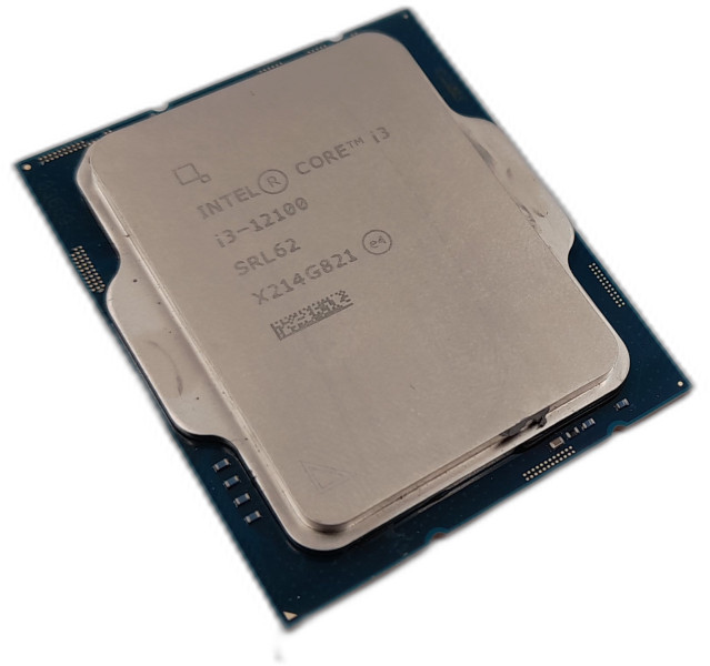 Intel Core i3-12100@3.30GHz (Boosts 4.30Ghz) SRL62 LGA 1700 4 Core CPU