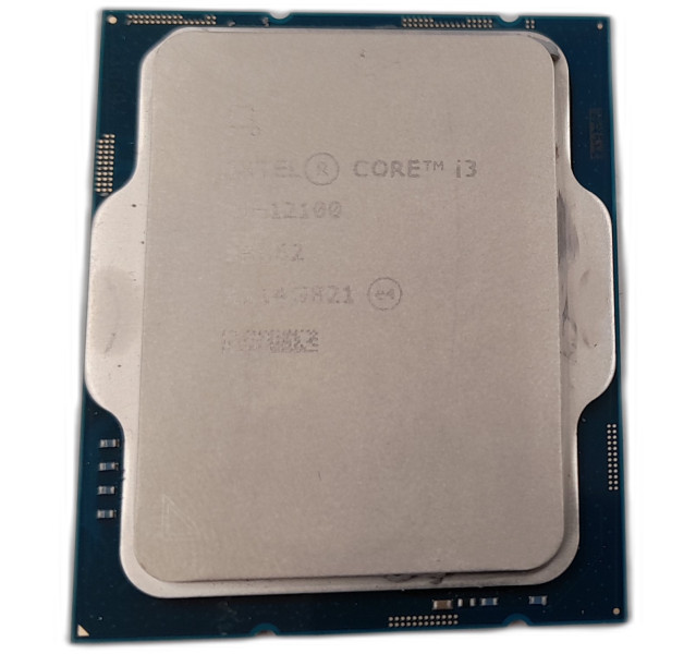 Intel Core i3-12100@3.30GHz (Boosts 4.30Ghz) SRL62 LGA 1700 4 Core CPU