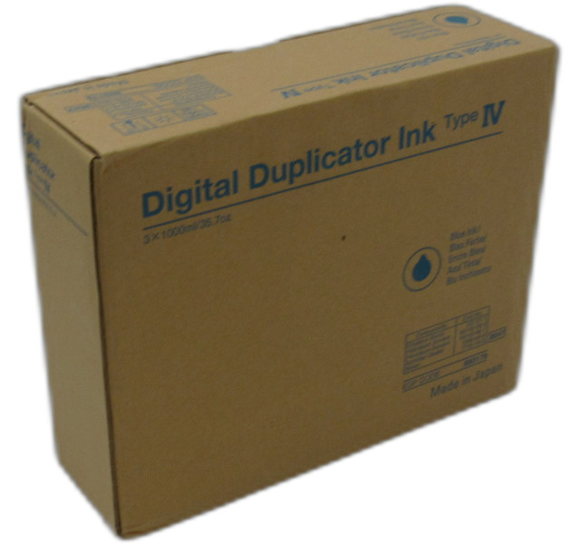Ricoh JP500 893179 Digital Duplicator Type VI Blue Ink